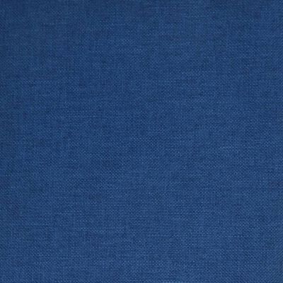 vidaXL Chaises pivotantes de salle à manger 4 pcs Bleu Tissu