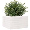 vidaXL Jardinière blanc 40x40x23 cm bois de pin massif