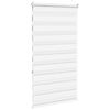 vidaXL Store z&egrave;bre blanc 70x150 cm largeur du tissu 65,9 cm polyester
