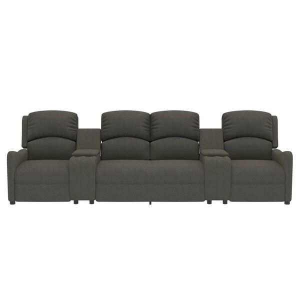 vidaXL Fauteuil de massage inclinable avec porte-gobelets 4 places