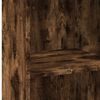 vidaXL Buffet haut chêne fumé 50x41x124 cm bois d'ingénierie