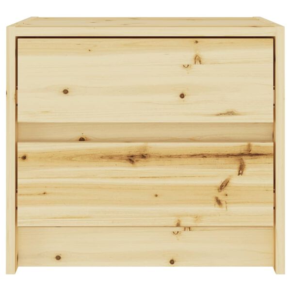 vidaXL Table de chevet 40x30,5x35,5 cm Bois de sapin solide
