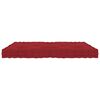 vidaXL Coussin de plancher de palette Rouge bordeaux 73x40x7 cm Coton