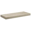 vidaXL &Eacute;tag&egrave;res murales flottantes 2 pcs ch&ecirc;ne 60x23,5x3,8 cm MDF