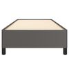 vidaXL Cadre de lit sans matelas gris 100x200 cm similicuir