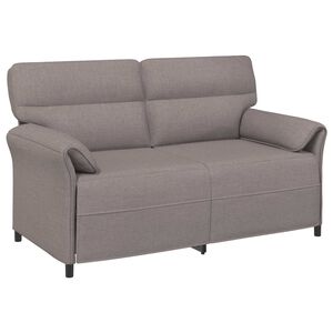 vidaXL Sofa 2 places Taupe 158 x 83 x 95 cm