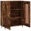 vidaXL Buffet ch&ecirc;ne fum&eacute; 69,5x34x90 cm bois d'ing&eacute;nierie