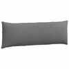 vidaXL Coussins de canap&eacute; 2 pcs Gris fonc&eacute; 120 x 40 cm tissu