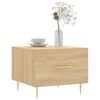 vidaXL Table basse Ch&ecirc;ne sonoma 50x50x40 cm Bois d'ing&eacute;nierie