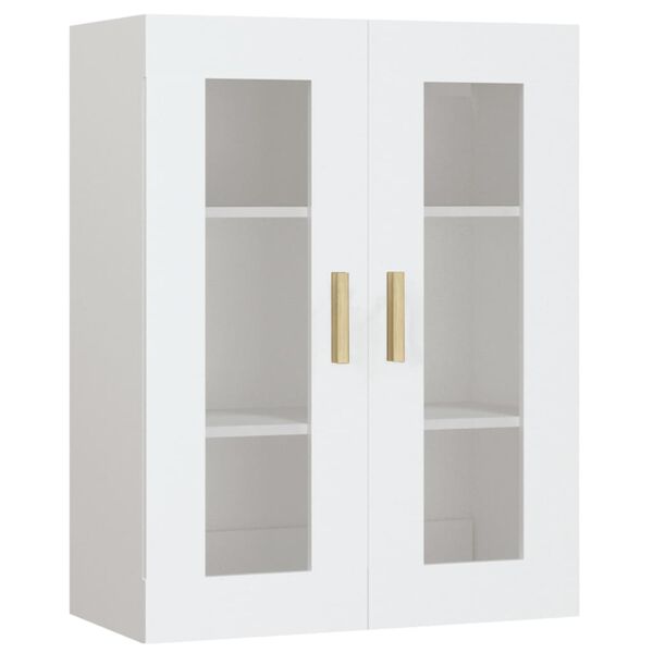 vidaXL Armoire murale suspendue Blanc 69,5x34x90 cm