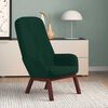 vidaXL Chaise de relaxation Vert foncé Velours