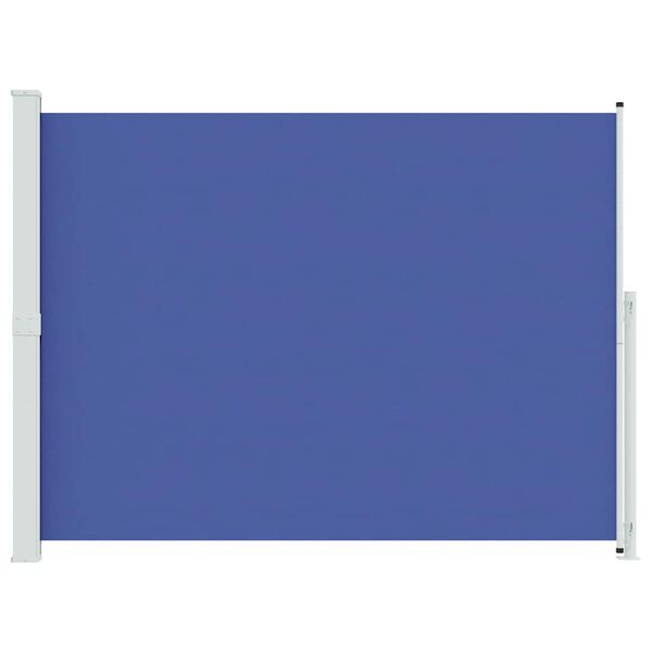 vidaXL Auvent lat&eacute;ral r&eacute;tractable de patio 220x300 cm Bleu