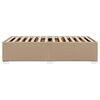 vidaXL Cadre de lit sans matelas cappuccino 100x200 cm similicuir
