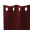 vidaXL Rideaux occultants 2 pcs Bordeaux 140 x 225 cm Velours