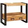 vidaXL Armoire de coiffeuse avec tiroir Marron Bois de mangue massif