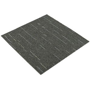 vidaXL Carreau de tapis Ray&eacute; Vert Clair 50 x 50 cm 36 pc PP et Bitume
