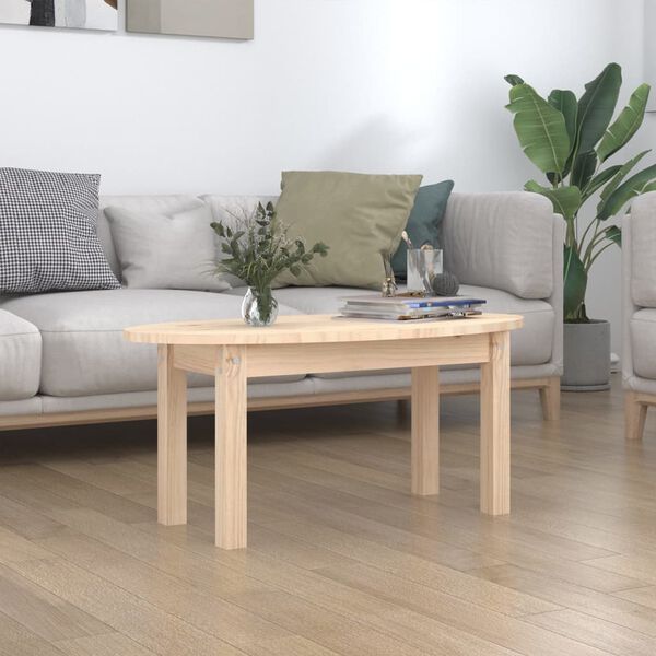 vidaXL Table basse 80x40x35 cm Bois massif de pin