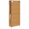 vidaXL Haut Armoire Bois ancien 69,5 x 34 x 180 cm Bois d'ing&eacute;nierie