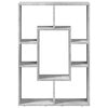 vidaXL Bibliothèque gris béton 63x20x90 cm bois d'ingénierie
