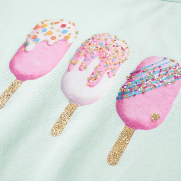 T-shirt pour enfants menthe claire 104