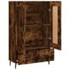 vidaXL Buffet haut ch&ecirc;ne fum&eacute; 69,5x31x115 cm bois d'ing&eacute;nierie