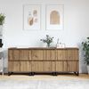 vidaXL Buffet 3 pcs Ch&ecirc;ne artisanal 60 x 35 x 70 cm