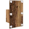 vidaXL Cabinet de chevet mural 2 pcs Bois Ancien 48,5 x 32,5 x 80 cm