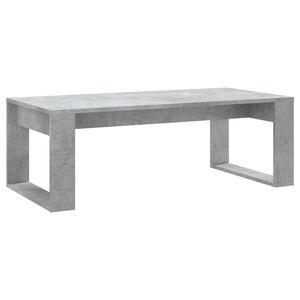 vidaXL Table basse gris b&eacute;ton 102x50x35 cm bois d'ing&eacute;nierie