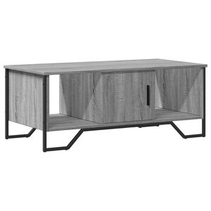 vidaXL Table basse sonoma gris 100x51x40 cm bois d'ing&eacute;nierie