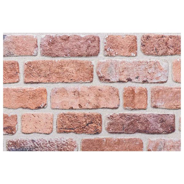 vidaXL Panneaux muraux 10 pcs Rouge 100 x 50 cm Mousse EPS