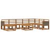vidaXL Ensemble de canap&eacute;s d'ext&eacute;rieur 9 pcs Naturel