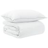 vidaXL Ensemble de Duvet 2 pc 135 x 200 cm Hiver Bambou Blanc