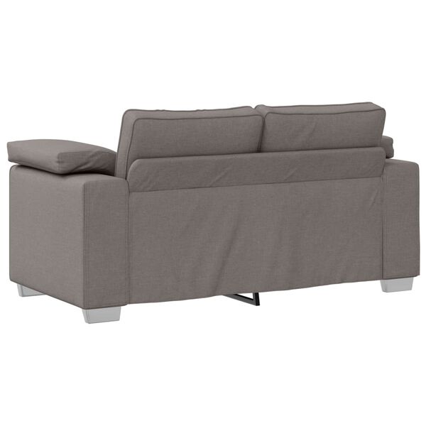 vidaXL Canap&eacute; 120cm Taupe tissu