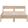 vidaXL Cadre de lit sans matelas 140x200 cm bois massif de pin