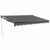 vidaXL Auvent r&eacute;tractable anthracite 3,5x2,5 m tissu et aluminium