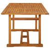 vidaXL Table &agrave; d&icirc;ner de jardin 180x90x75 cm Bois d'acacia solide