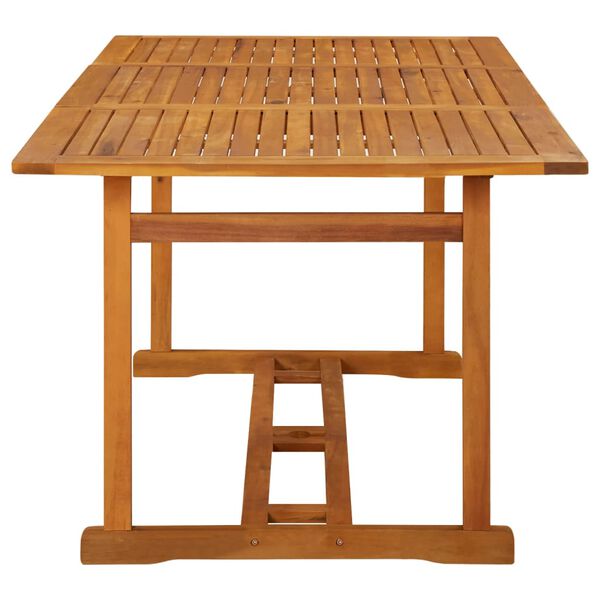 vidaXL Table &agrave; d&icirc;ner de jardin 180x90x75 cm Bois d'acacia solide