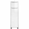 vidaXL Cabinet de salle de bain Blanc brillant 30,5 x 30 x 101 cm