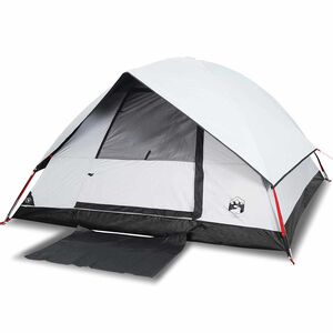 vidaXL Tente de camping à dôme 4 personnes tissu occultant imperméable
