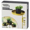 Esschert Design Plateau pour plantes avec pince Rond Dor&eacute; M