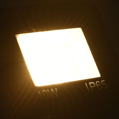 vidaXL Projecteurs à LED 2 pcs 10 W Blanc chaud