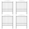 vidaXL Cl&ocirc;ture de jardin WOERDEN 4 pc 170 x 215 cm Gris