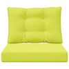 vidaXL Coussin de canap&eacute; d'ext&eacute;rieur 2 pcs Vert Polyester
