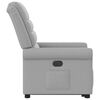 vidaXL Fauteuil inclinable gris nuage tissu
