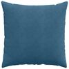 vidaXL Coussins de canap&eacute; 2 pcs Bleu 80 x 80 cm