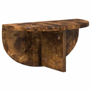 vidaXL &Eacute;tag&egrave;re Murale Ch&ecirc;ne fum&eacute; 38 x 19 x 19 cm Bois d'ing&eacute;nierie