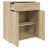 vidaXL Buffet Ch&ecirc;ne sonoma 60x30x75 cm Bois d'ing&eacute;nierie