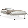 vidaXL Cadre de lit sans matelas pliable blanc 100x200 cm acier