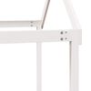 vidaXL Lit superposé sans matelas blanc 90x200 cm bois de pin massif