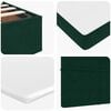 vidaXL Cadre de lit ottoman avec matelas vert fonc&eacute; 100x200 cm velours